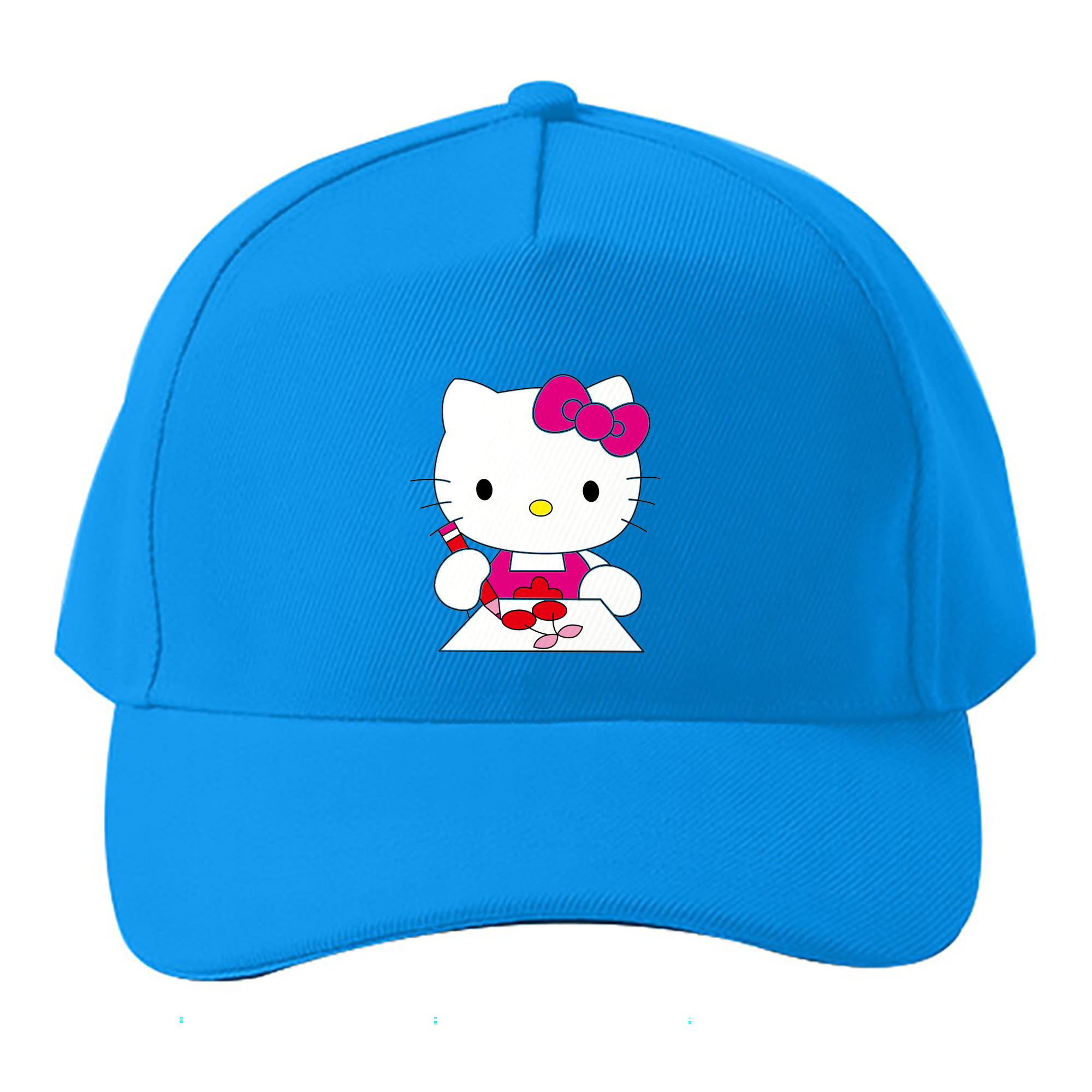 （画像用） Hello Kitty ハローキティ ベースボールキャップ 綿100％ 男女兼用 帽子 スポーツ
